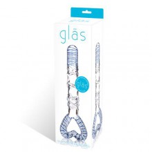 Стик с сине-белыми линиями и рукоятью-сердцем