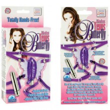 Беспроводной фиолетовый вибратор-бабочка VENUS